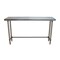 Bk Resources Stainless Steel Work Table Flat Top With Open Base 60"Wx18"D VTTOB-1860 - alternate 5